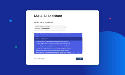 Your AI Chatbot Ally for Enhancing Customer Loyalty: Meet MAIA